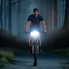 Bike Front Lamp Type-C Highlight LED Cycling Lights 4 Modes Bicycle Flashlight