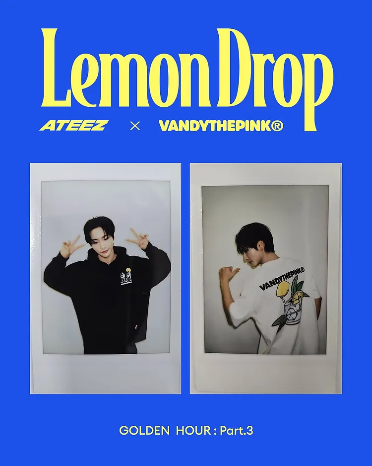 ATEEZ x Vandy The Pink Golden Hour Part: 3 Lemon Drop Hoodie