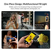 APEXEL 3 in 1 Mobile Phone Macro Lens with LED Fill Light 15X Macro Lens + 17mm Thread Lens Adapter for iPhone 15/15Pro/15Pro Max, Samsung, Android Phones