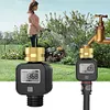 Digital Water Flow Meter IPX5 Waterproof Water Consumption Test Meter for Garden