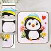 DIY Cute Penguin -Ornaments Enamel Painting 20*20CM