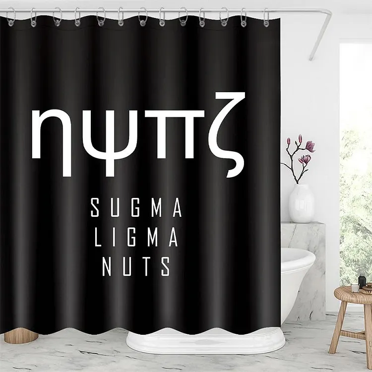Funny Shower Curtain - Waterproof Polyester Fabric Bathroom Decor