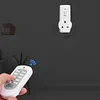 4pcs UK Plug Power Outlet Light Switch Socket+1pc Wireless Remote Control