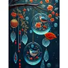 >SALE<5D DIY Full Round Drill Diamond Painting Flower Wind Chime Kit Home Decor(A2795)