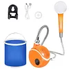 Portable Camping Shower Rechargeable Electric Shower Handheld Shower for Camping
