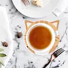 8Pcs Diamond Painting Wooden Cute Animal Coaster Diamond Art Kit w/ Holder No-Slip Decor