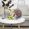 Horse Acrylic DIY Diamond Painting Clock Kit 5D Diamond Art Clock