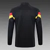 2024 Germany Half-Pull Training Suit Black Football Shirt 1:1 Thai Quality