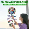 DIY Diamond Painting Double Sided 3D Wind Chime Pendant Hanging Kit