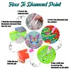 4PCS Acrylic Diamond Painted Placemats Eco-Friendly Placemat (Garden Butterfly)