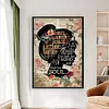 Book Girl-11CT Stamped/Counted Cross Stitch 45*65cm/17.72*25.59in (Big Size)