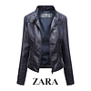[ZARA] Damska kurtka sk&oacute;rzana (dostępna wiosną, jesienią i latem)