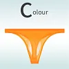 Low Rise Sexy Ice Silk Transparent Ultra Thin Seamless Thong