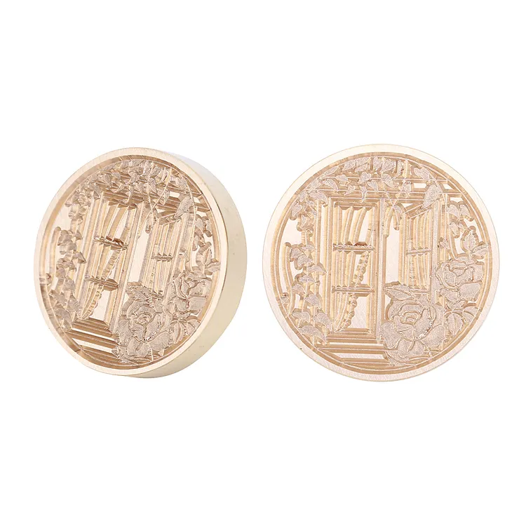 Diy Fire Lacquer Round Sealing Wax Stamp Head 25Mm gbfke