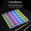 Nail Art Storage Box Diamond Painting Crystal Beads Organizer Holder Case