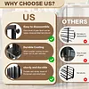 [US Local Warehouse] 2 Pack Shade Sail Poles 10FT Outdoor Sun Shade Poles 2.101in Diameter Heavy Duty Metal Post for Deck Patio Outside Backyard