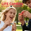 Thumb Camera with Long Battery Life Mini Camera Keychain Bag Charms with 1.47In IPS Screen 1440p 2K for Beginners Teens and Adults