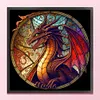 (Stamped/Counted) Dragon - 11CT Cross Stitch 40*40cm/15.75*15.75in