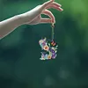 1Pc DIY Diamond Painting Lettter Keychain