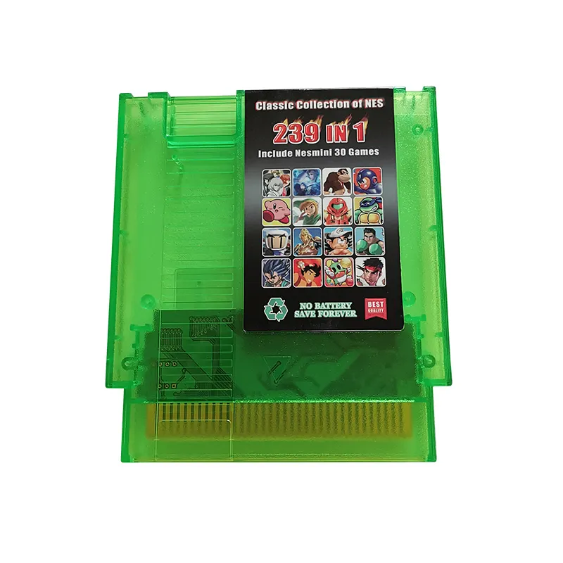 8 Bit Game Card - Super 239 in 1 Collection NES Cartridge Multicart for Classic NES Game Console | US And EUR Region Free
