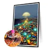 >SALE<Moon Seaside Shine Color Stone 5D DIY Diamond Painting Full Round Drill (A6047)