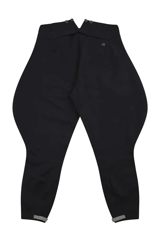   Polizei German Officer Black Gabardine Breeches German-Uniform