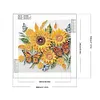 Sunflower Buttfly-Special Shaped Diamond Painting Kit