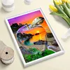 Landscape in Apple - Full Round Diamond Painting  30*40cm/40*50cm