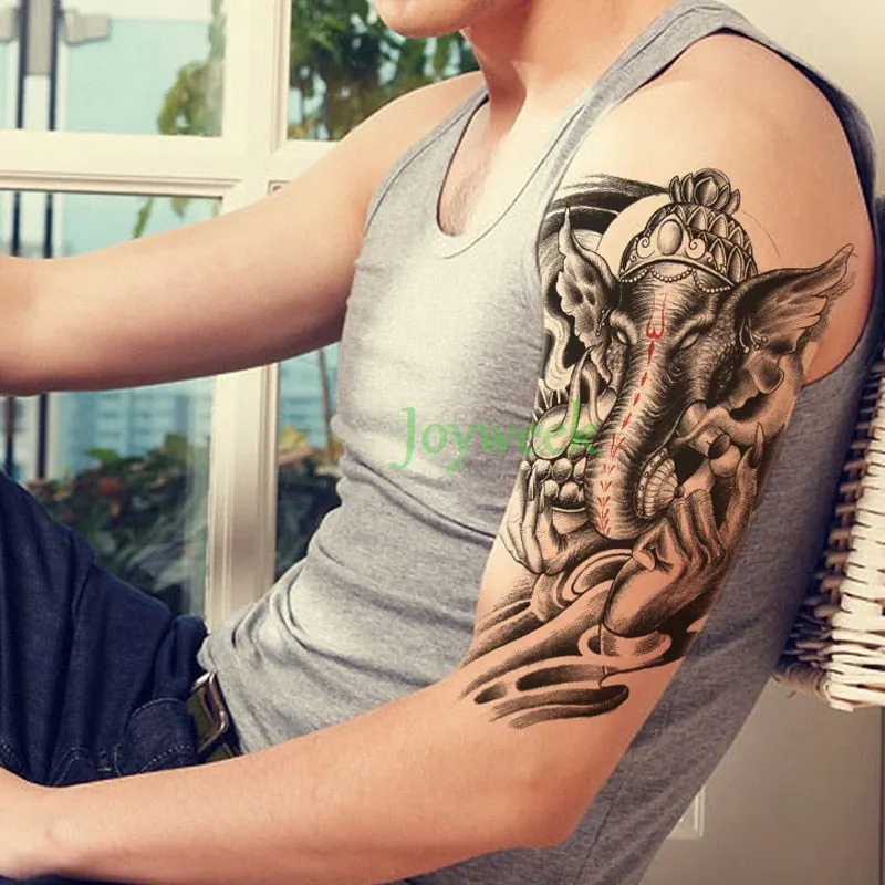 Waterproof Temporary Tattoo Sticker Eagle Wings Fake Tatto Flash Tatoo Back Leg Arm chest belly Large Size for Women girl Men