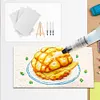 Magic Puffy Paint Kit with 12 Marker&Chian Pen 3D Drawing Magic Canvas Sponge