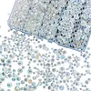 800Pcs 4/6/8/10mm Glass Beads for Jewelry Making Crystal Faceted Jewelry Beads with Holes for Bracelets Necklace Pendants Making Supplies