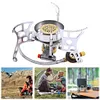 Camping Gas Stove Windproof Gas Burner Folding Furnace For Cooking Hiking Picnic
