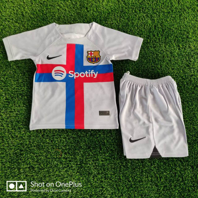 2022/2023 Barcelona Third Away Football Shirt 1:1 Thai Quality Kids Size