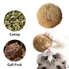 5pcs 8cm Faux Rabbit Fur Ball Faux Fur Cat Balls Toy for Pet Chasing Playing