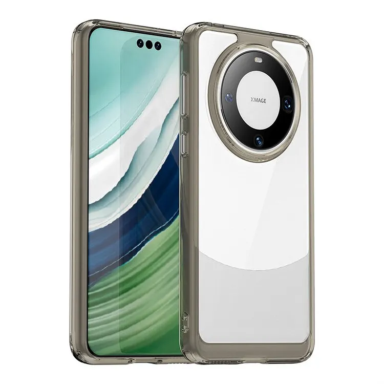 For Huawei Mate 60 Pro Case Huawei Mate 60 Pro Cover Transparent Cases Shockproof Hard PC TPU Silicone Protective Phone Cover