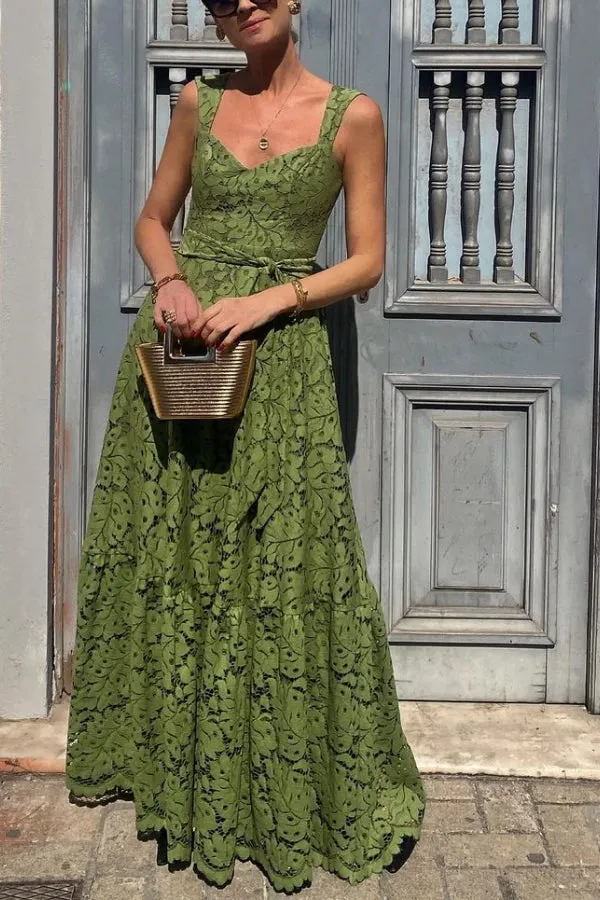MAXI DRESS WITH BELT