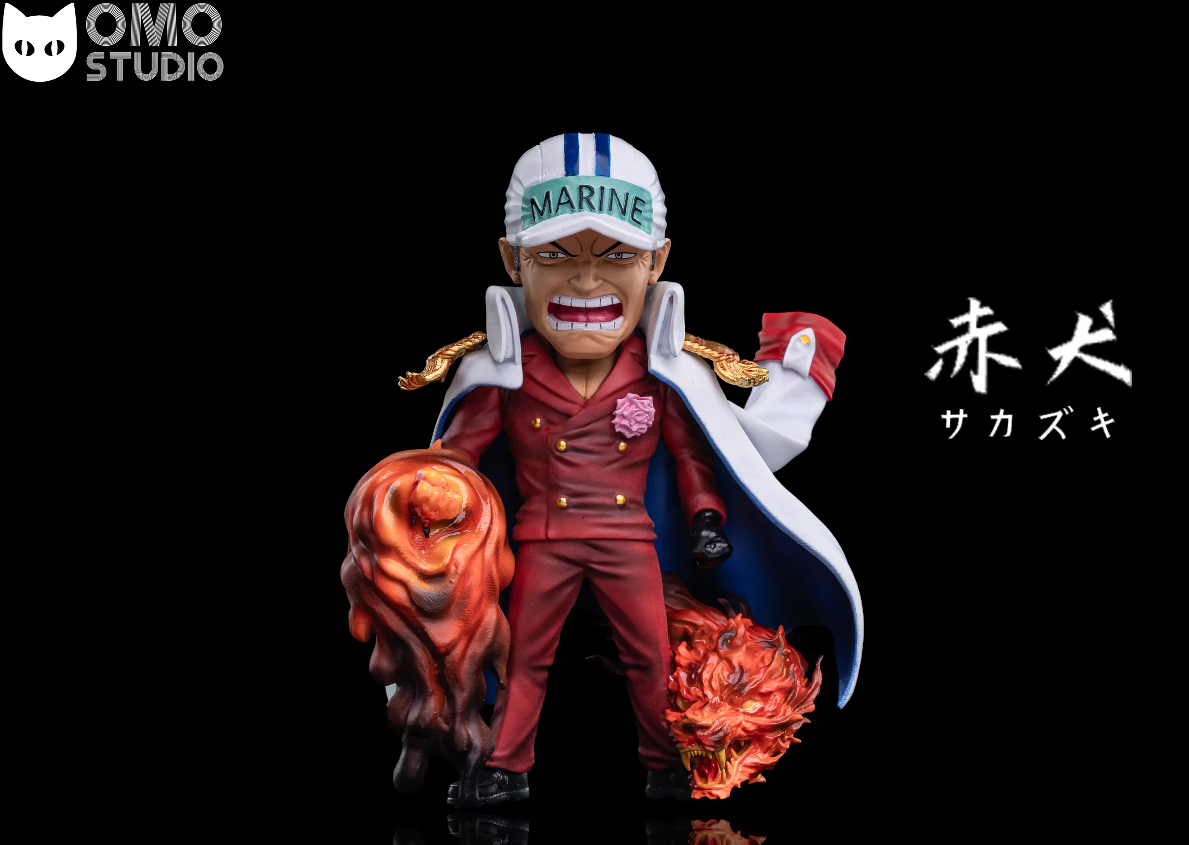 WCF Scale Three Marine Admirals - ONE PIECE Statue - OMO Studios