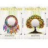 (US Local) DIY Tree Of Life Dream Catcher Hanging Mirror Diamond Art Kits for Wall