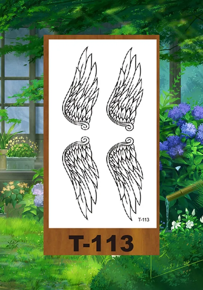 Drop Shipping Small Temporary Tattoo Sticker Small Pattern Rose Flower Owl Swallow Girl Kid Arm Abdomen Neck Ankles Art Tatoo