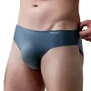 Men Seamless Underwear Ice Silk sexy see-through briefs Underwear Shorts Ultra-thin Mini Bikini
