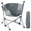 Hammock Camping Chair Folding Portable Swinging Chair with Cup Holder for Outdoor RV Lawn Backyard Patio,Support 350 lbs