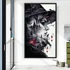 Witch Castle Scenery Silhouette-11CT Stamped Cross Stitch 40*70cm/15.75*27.56in(Big Size)