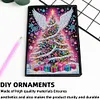 (US Local)50-Page A5 Christmas Tree Diamond Painting Notebook for Adult Holiday Gift