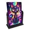 DIY Diamonds Painting Special Shaped Crystal Drill Crafts Mirror Desk Ornament Decor Kit