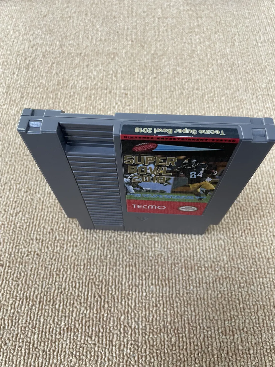 Tecmo Super Bowl 2018 For Nintendo NES - 8 Bit Game Cartridge