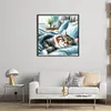 (Counted/Stamped)Cat Sleeping Under The Quilt-11CT Cross Stitch 40*40cm/15.75*15.75in