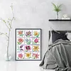 Year Round Flowers-14CT Stamped Cross Stitch 45*56cm/17.72*22.05in(Brand)