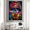Eye Of  The Flower - Round Drill Diamond Painting - 50*70CM - Large Size