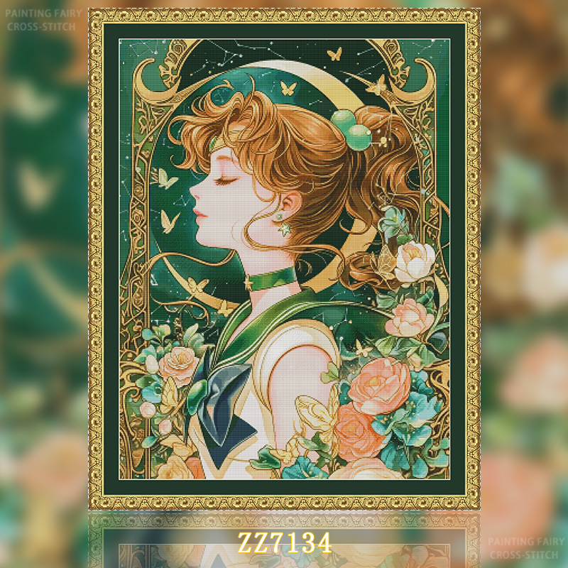 ZZ-Tarot Card Beautiful Girl Series]_ 43.90_ Painting Fairy Cross