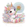 Diamond Painting Single-Side Dandelion Unicorn Desktop Diamond Art Kits for Adults Beginner Kid